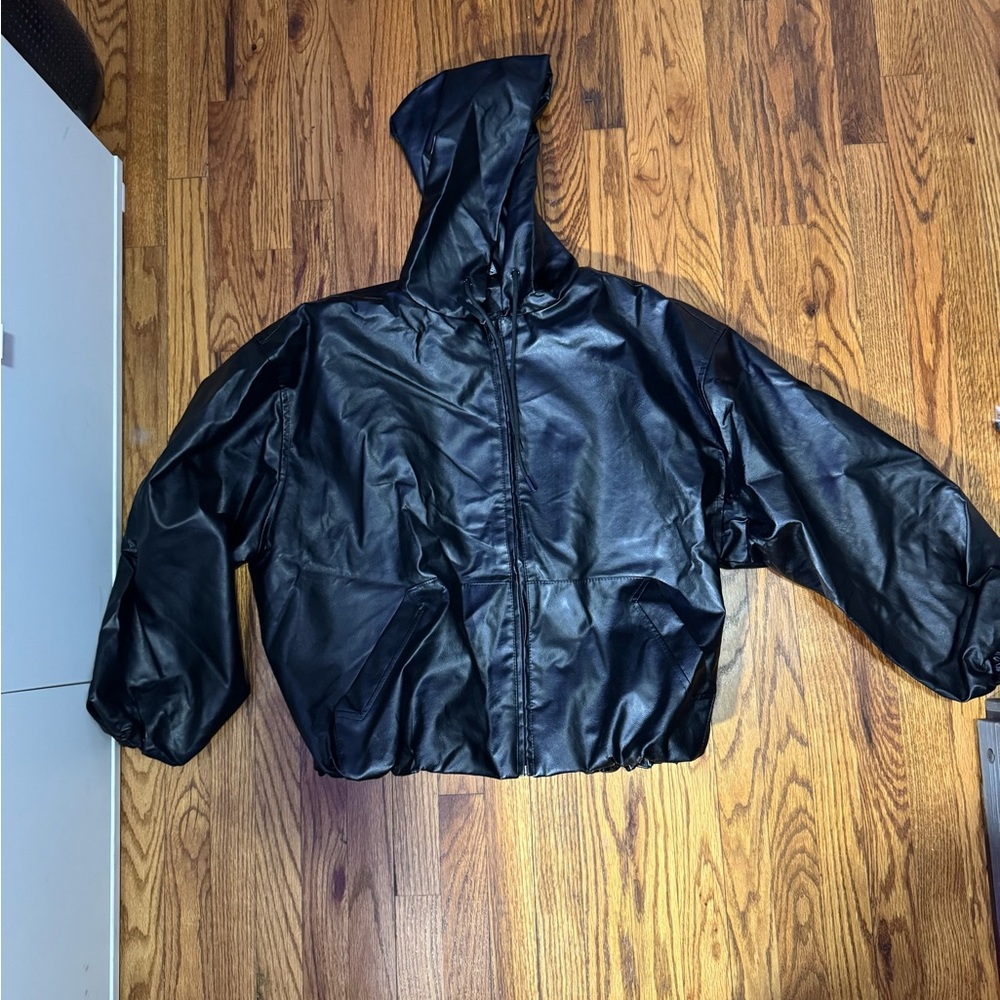 Black Hooded Jacket